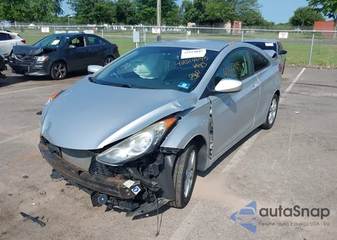 2013 Hyundai Elantra Gs из США, поврежденный, VIN KMHDH6AE2DU020235
